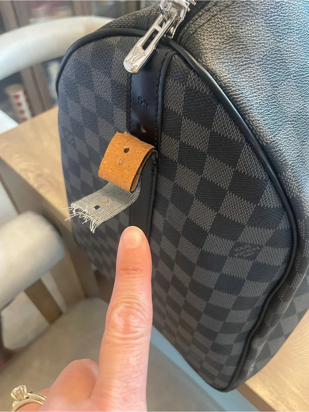 Classic Gray and black Checkerboard Weekender Bag
